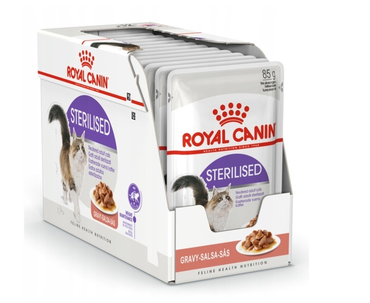 12 X85g - Royal Canin Sobre Húmedo Sterilised in Gravy (Salsa) para Gatos