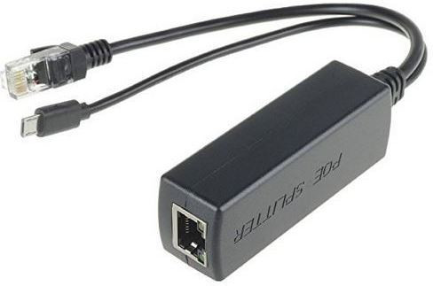 Microconnect Schwarz Poe-Splitter 5V 2,4A