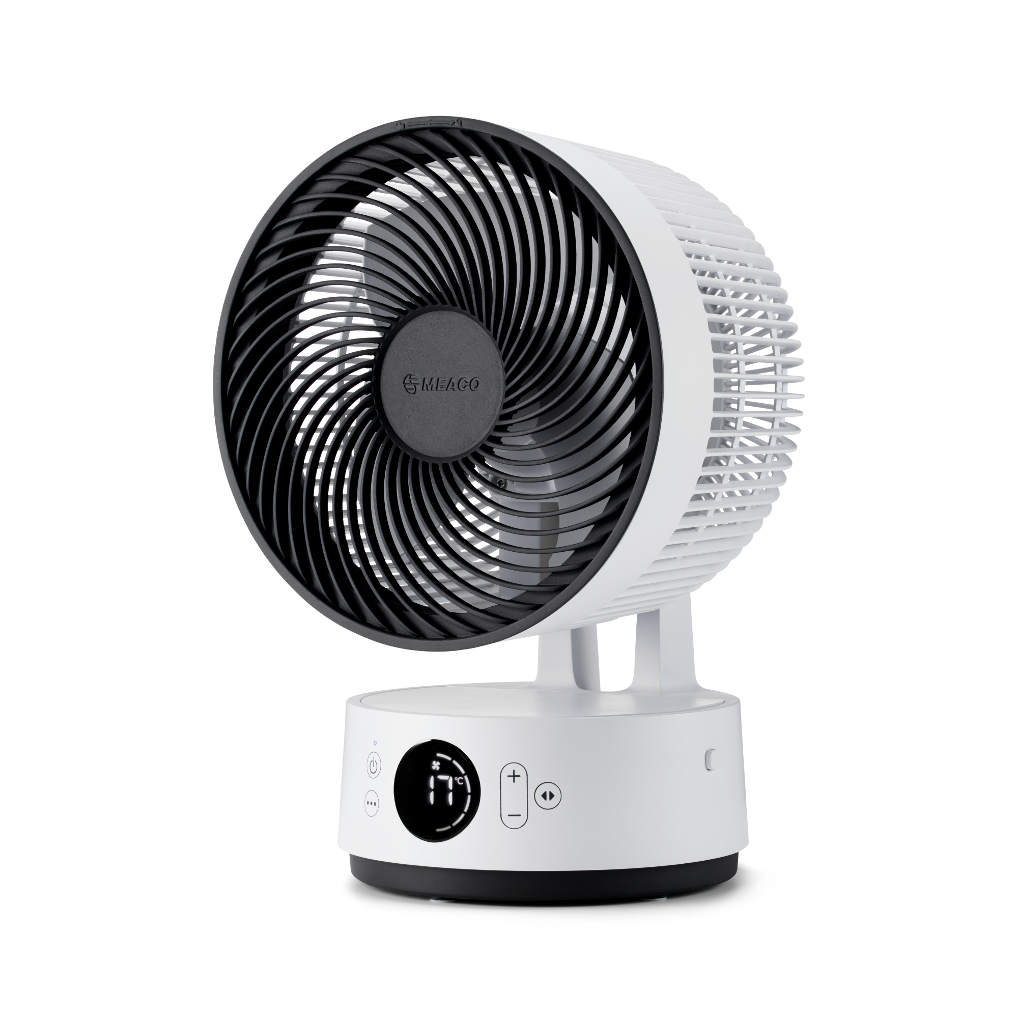 Fan Sefte® 8', ventilateur portable avec batterie remplaçable, intérieur/extérieur, silencieux, 12 vitesses, mode eco intelligent, whitecompact