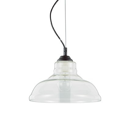 Ideal Lux Schwarz Bistro' Sp1 Plate, Sospensione
