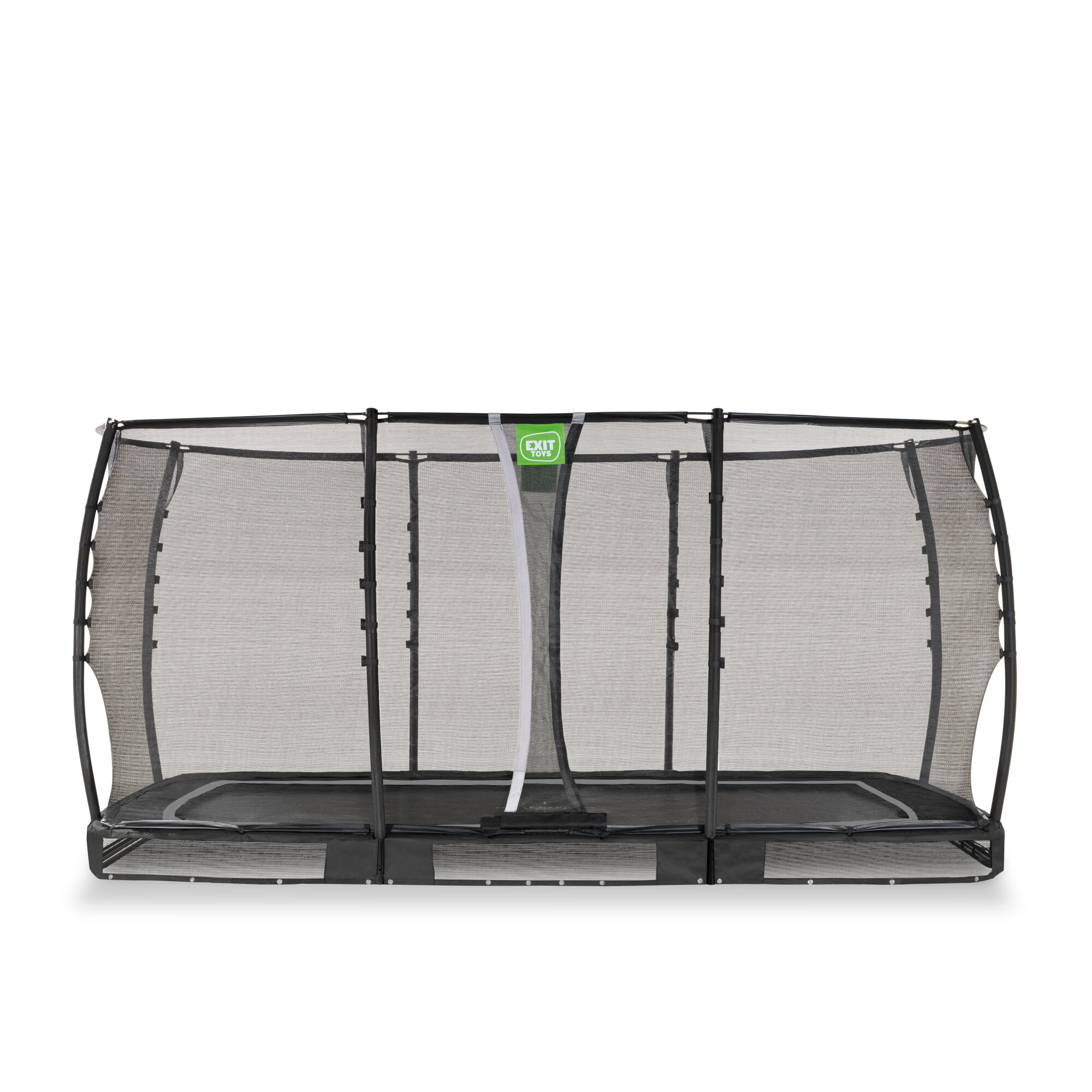 Exit Allure Premium Bodentrampolin mit Sicherheitsnetz 244 x 427 cm schwarz - Image 2