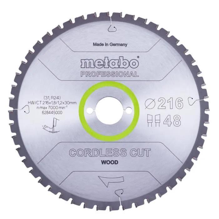 Lame de scie « cordless cut wood - professional », 216x1,8/1,2x30 Z48 wz 5°neg — photo de l’offre ManoMano