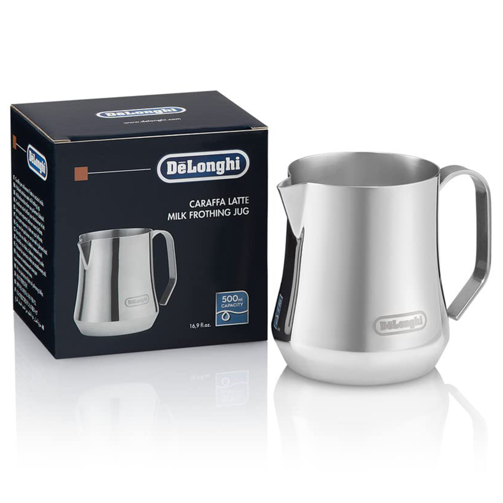 De'longhi Silber Dlsc069 Milk Frothing Jug, 500 Ml, Zubehör Kaffeemaschinen, - Image 4