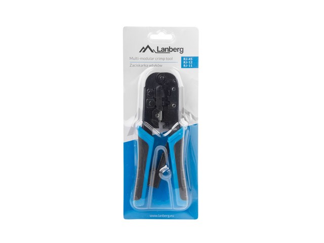Lanberg Nt-0201 Crimpzange Für Rj45-, Rj12- Und Rj11-Stecker