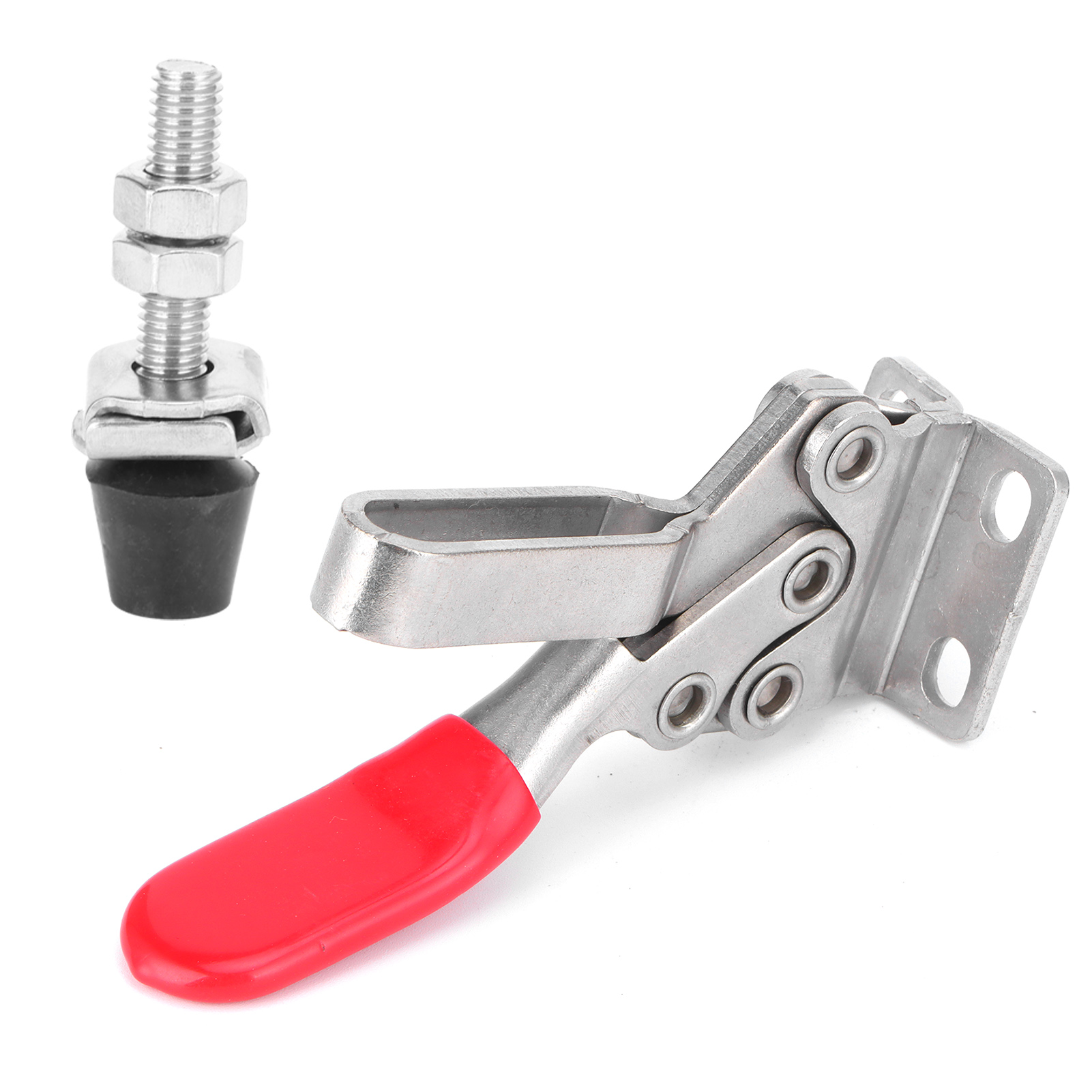 Bride de serrage horizontale en acier inoxydable, pince rapide pour soudure et menuiserie
