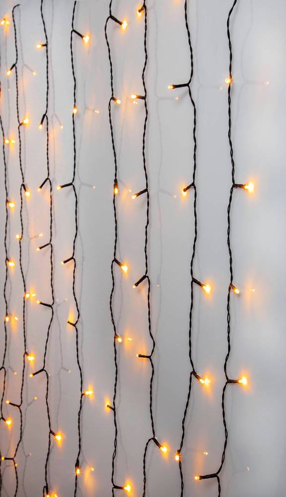 Best Season Gelb - Led-Lichtervorhang 'Serie Led', 80 Led, 1,3X1,3 M