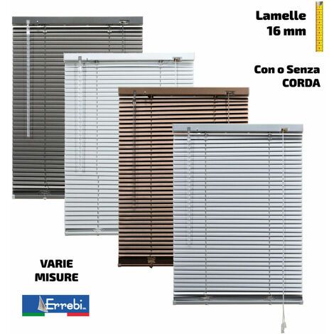 Tenda Veneziana Alluminio Lamelle 16 Mm Corde Veneziane Finestre Pa...