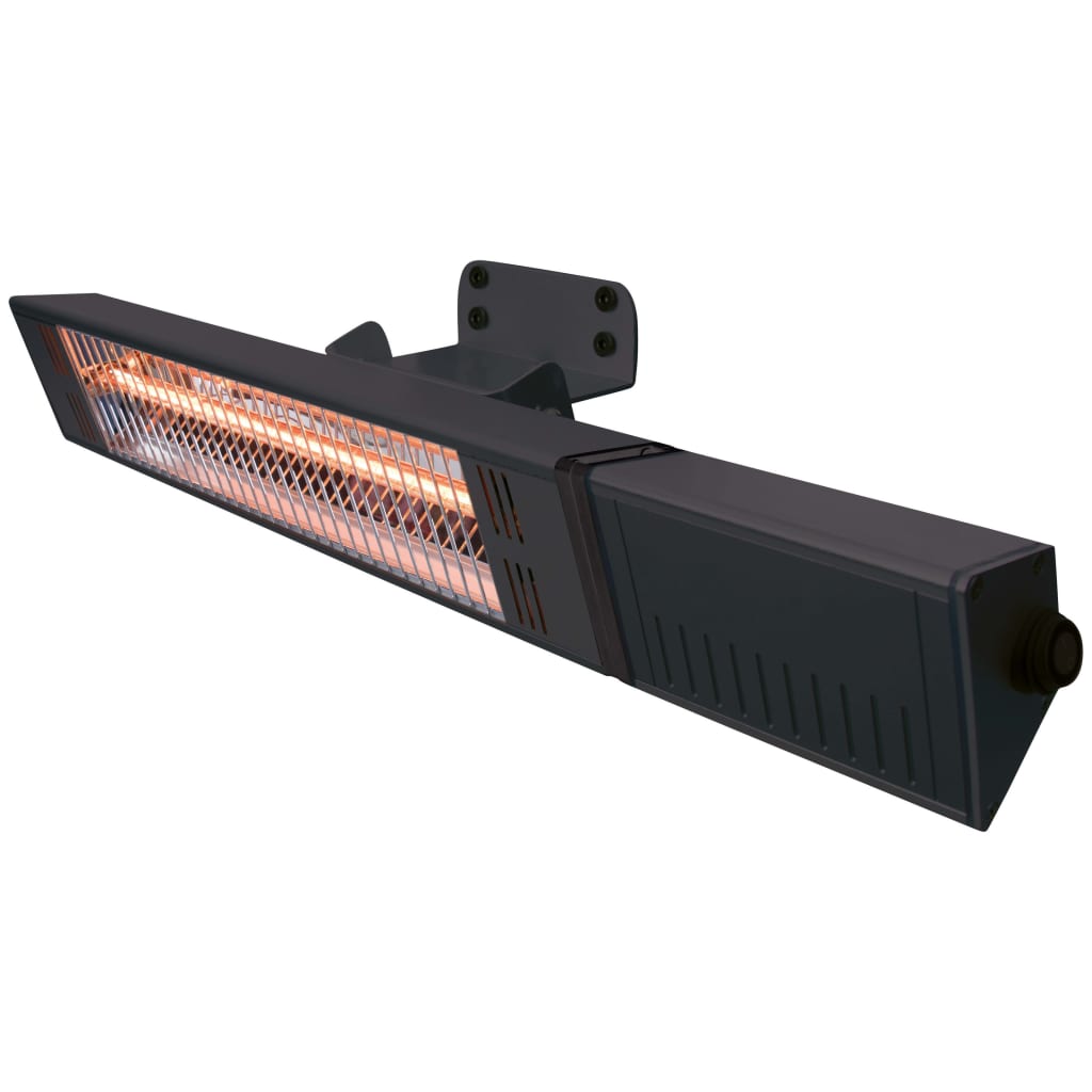 Sunred Schwarz Sunred® Fortuna Ultra Wall Heizstrahler Wandheizstrahler Black 1500 Watt