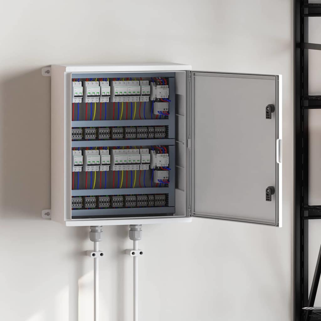 Armoire de contrôle en plastique ABS gris, 57 x 23 x 60 cm, intérieur et extérieur, assemblage requis