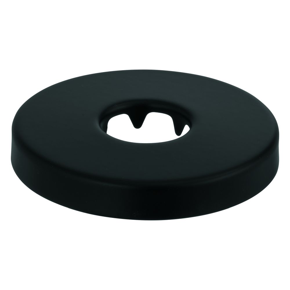 Grohe Rosette 11741, Außendurchmesser 65 Mm, Innendurchmesser 20,8 Mm, Höhe 10 Mm, Matt Black, 117412430 4067393030607