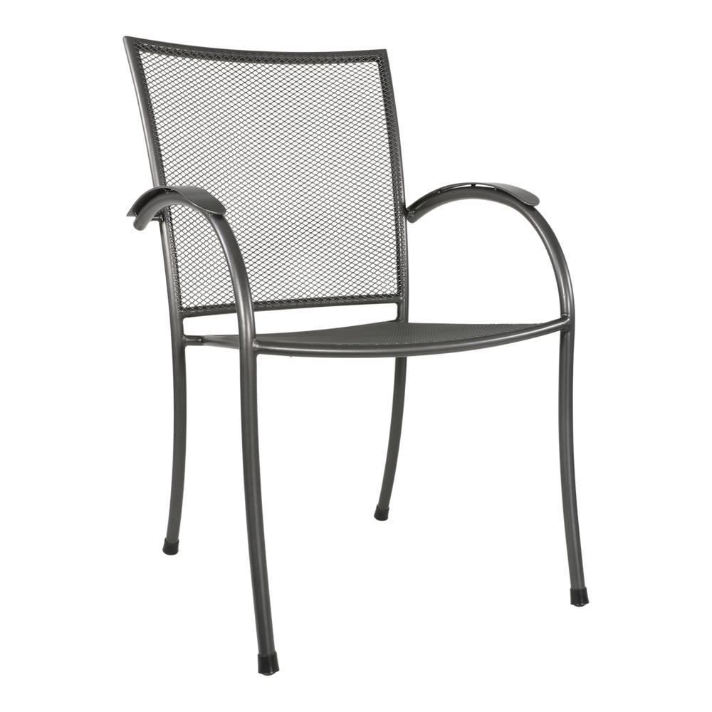 Divers Streckmetall Sessel ''Nordic'' Anthrazit, Stapelbar