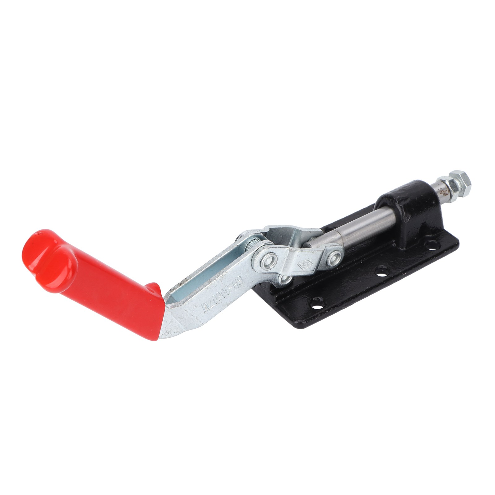 Pince à genouillère à traction-poussée, force de serrage 318 kg, levier 180°, course 41,3 mm, fixation rapide
