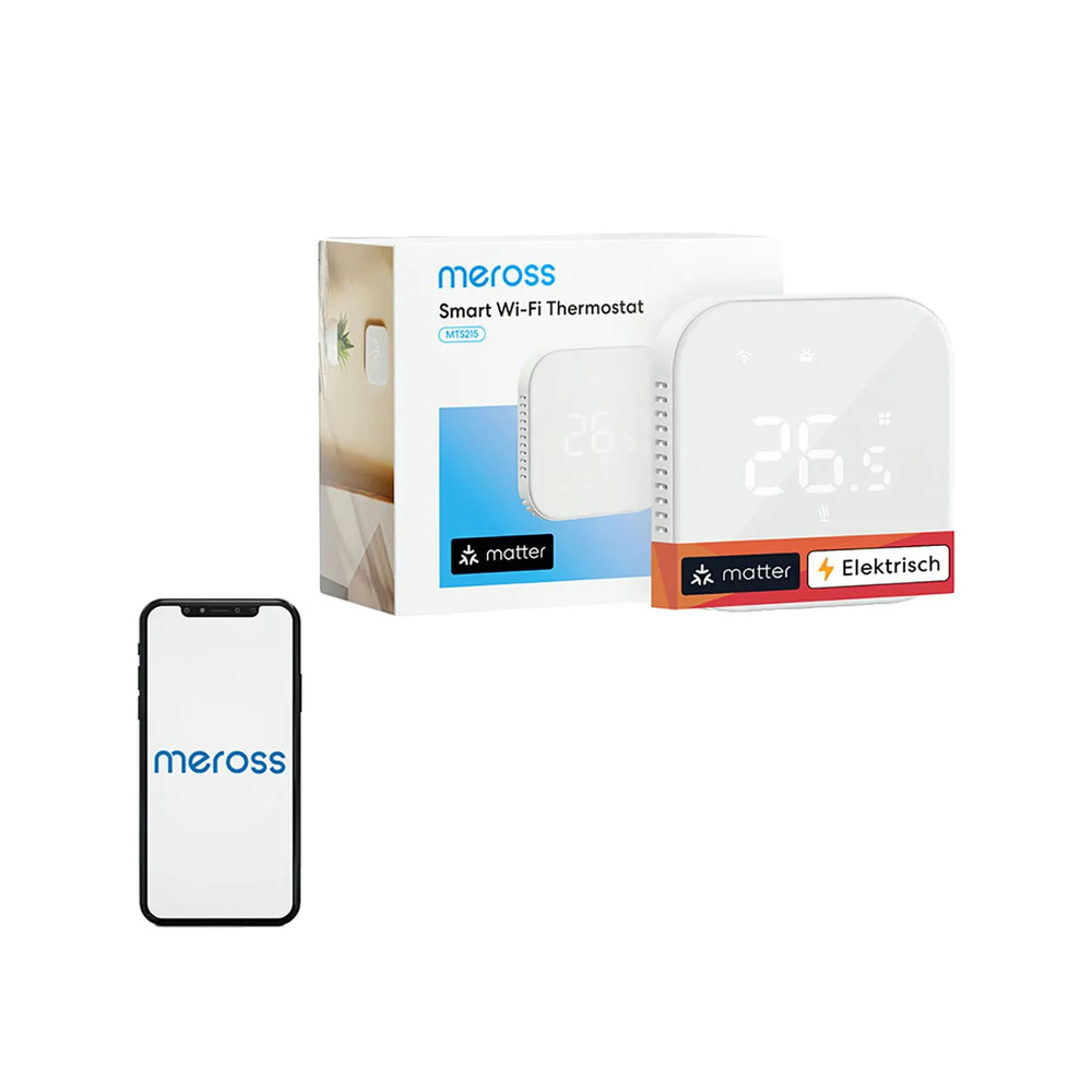 Meross Intelligenter Thermostat Mts215ma-Eu Verdrahtet Für Heizung - Bild 5