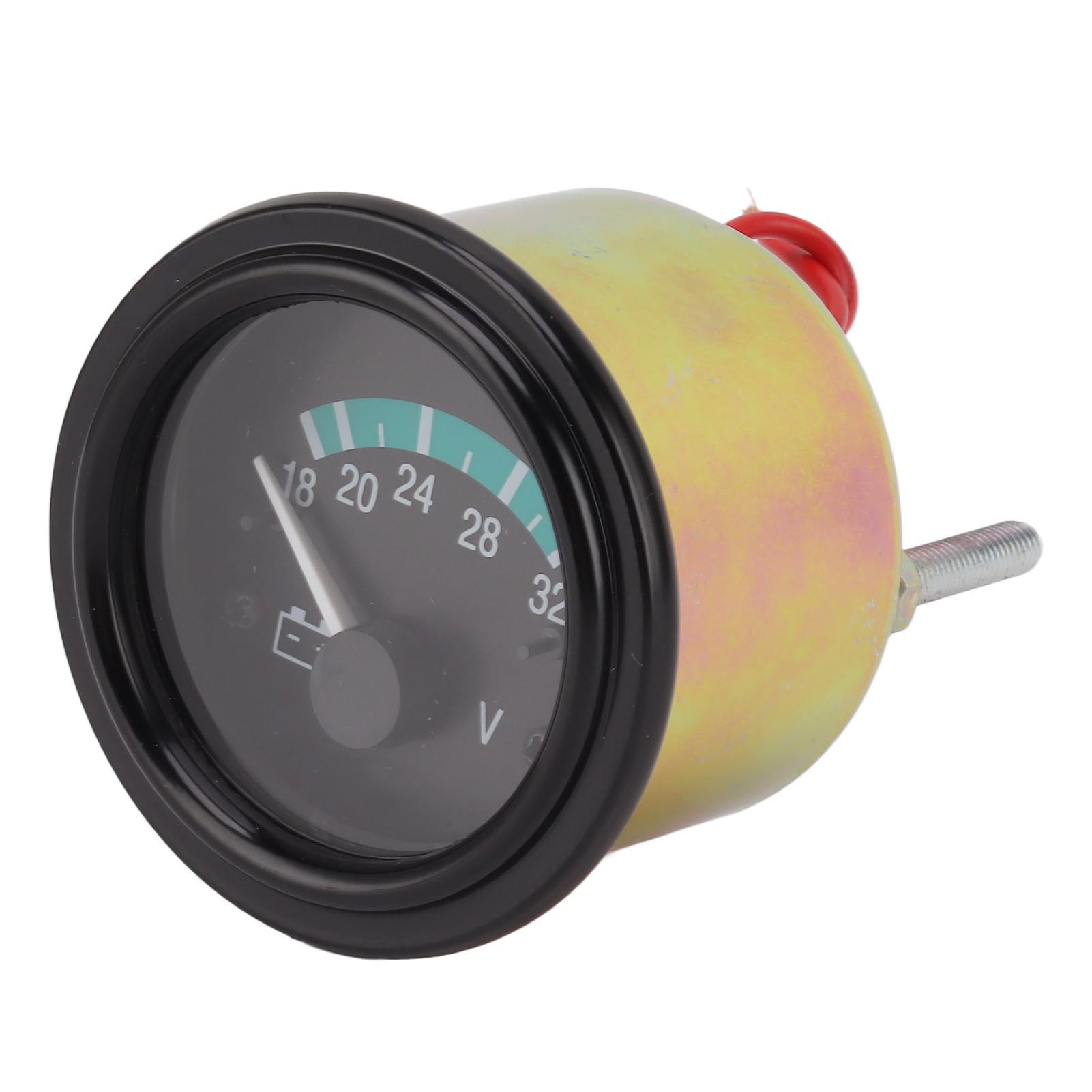 Voltmètre 24 V en cuivre pour bus, camion, tracteur et moteur à combustion interne