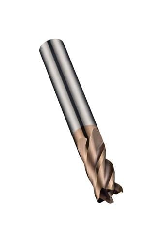 Dormer , Fräser, Schaftfräser S767 Nenn-Ø 10 Mm Radius 0,3 Mm Gesamtlänge 7 Hm Tisin Schneidenanzahl 4 - Bild 2
