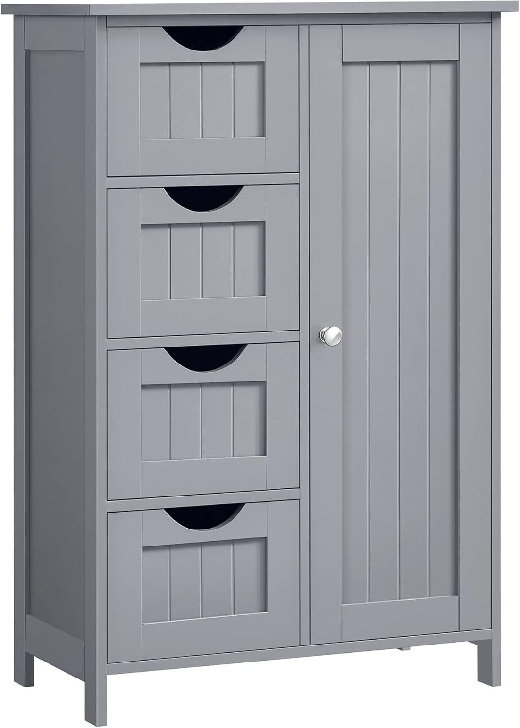 Vasagle - Meuble Salle De Bain Rangement Avec 4 Tiroirs