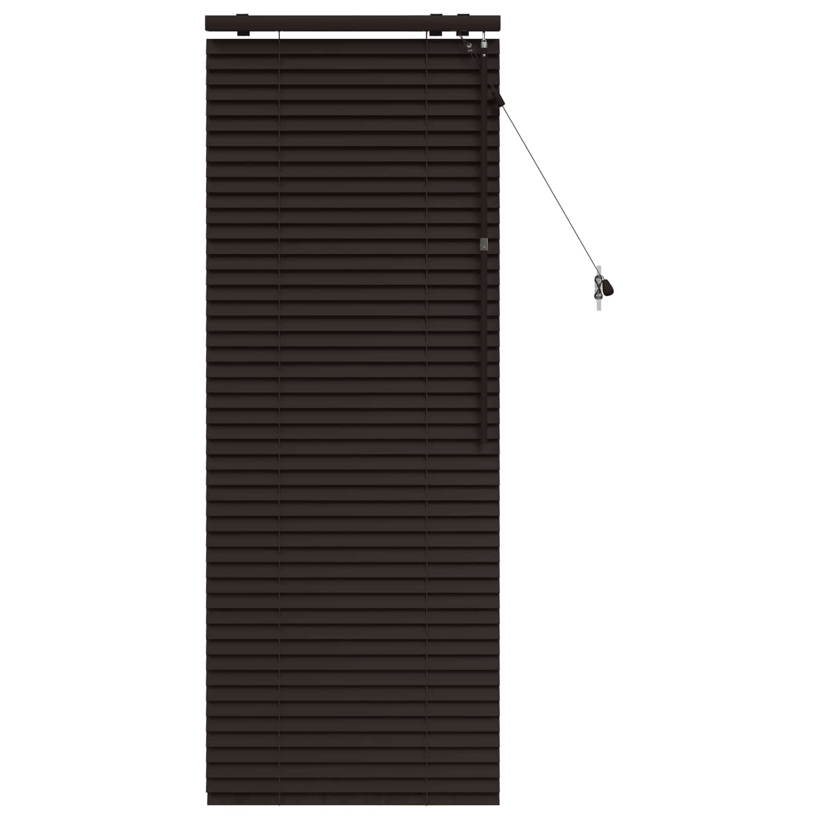 Vidaxl Dunkelbraun Venetian Blind Dark Brown 65 X 160 Cm 35 Mm