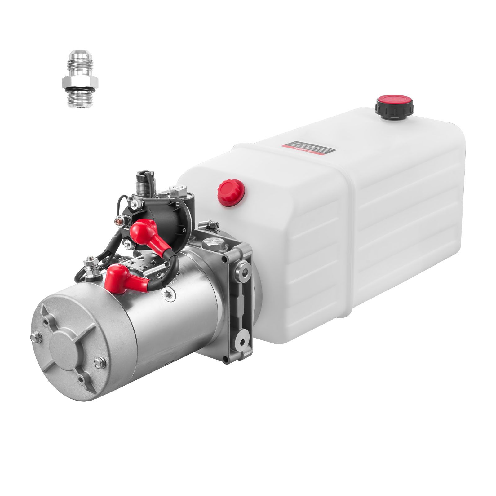 Centrale hydraulique 12V DC monophasée pour benne, 22 MPa, 3,4 L/min, réservoir métallique 6 L, levage de remorque