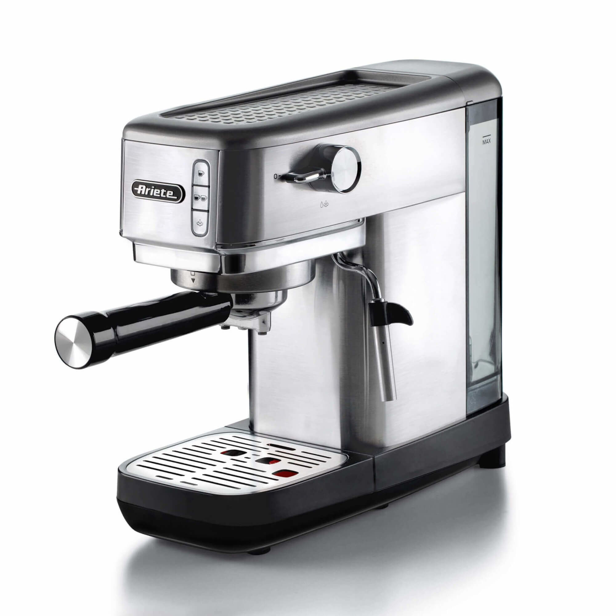 Ariete 1380/10, Espressomaschine, 1,1 l, Gemahlener Kaffee, Kaffeepad, 1300 W, Silber - Bild 2