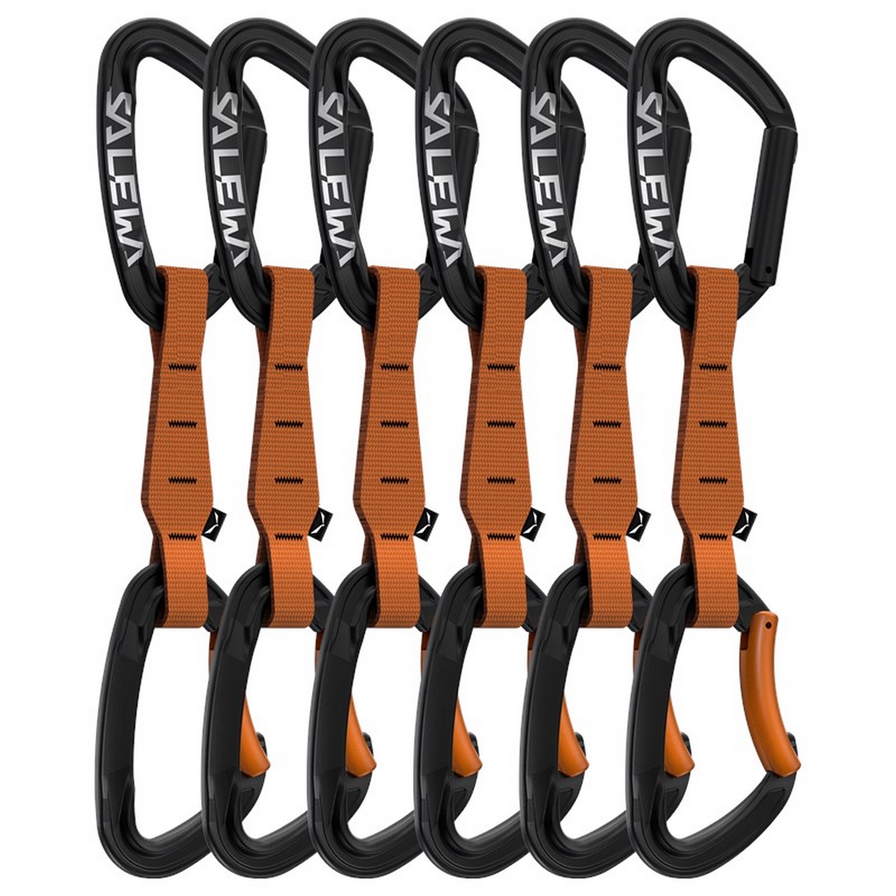 Oem Unisex Schwarz Salewa Ortles Str/Bnt 6Er-Pack -Karabiner 00-00000720100443