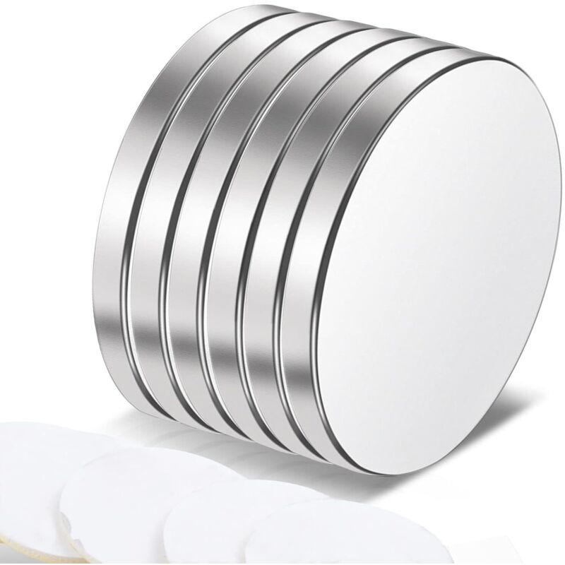 Magneti Rotondi, 20 Magneti Super Potenti Da 2 Mm, Magneti Autoadesivi Per Frigorifero, Lavagne Bianche, Uffici, Cucine