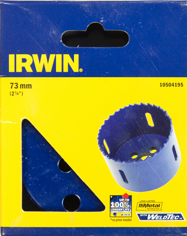 Irwin , Lochsäge, Crown Bimetal 73 Mm (73 Mm) - Bild 3