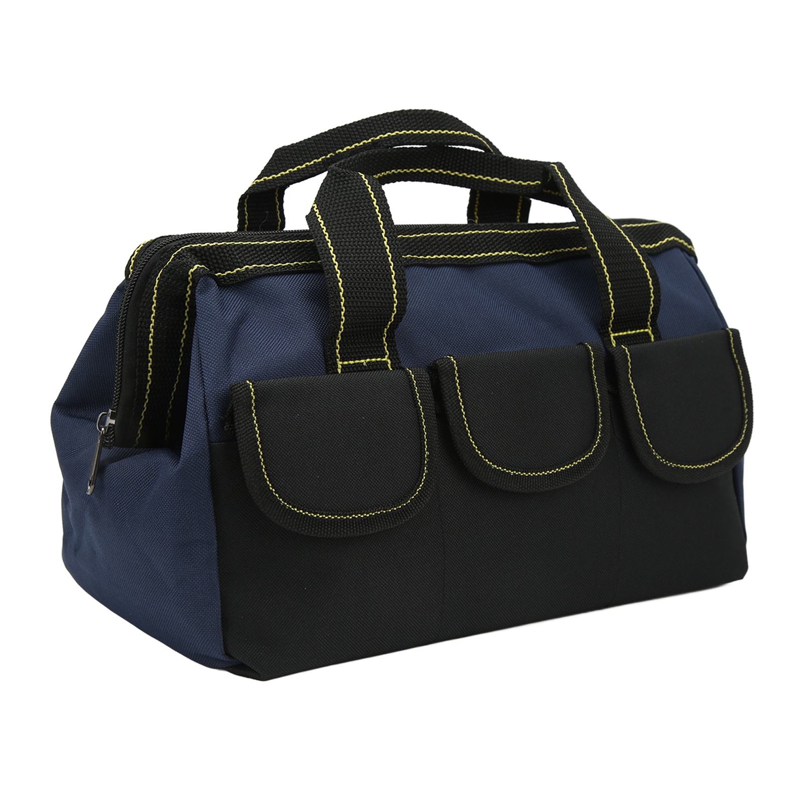 Sac à outils 18 pouces en tissu Oxford 1680D imperméable, ouverture large, 5 poches extérieures