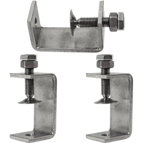 Serre-joint en C 47 mm en acier inoxydable 304, pour soudure, menuiserie et réparation auto, lot de 3