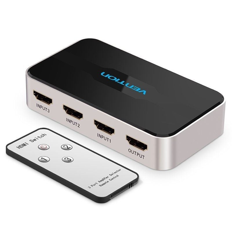Grau Hdmi-Duplikator - 4Xhdmi-Buchse - Hdmi-Stecker - Inside-Pc - Bild 4