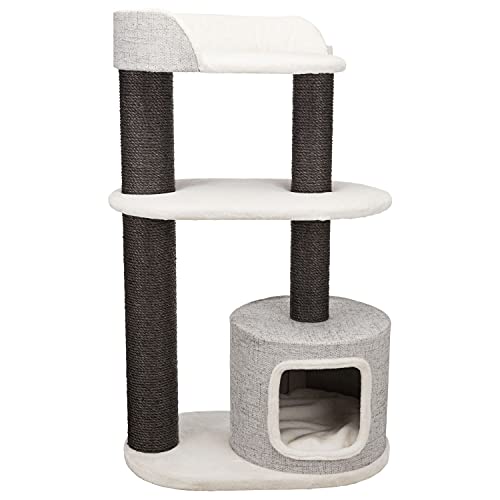 Trixie Cara Xxl Albero Per Gatti Bianco E Grigio Stabile