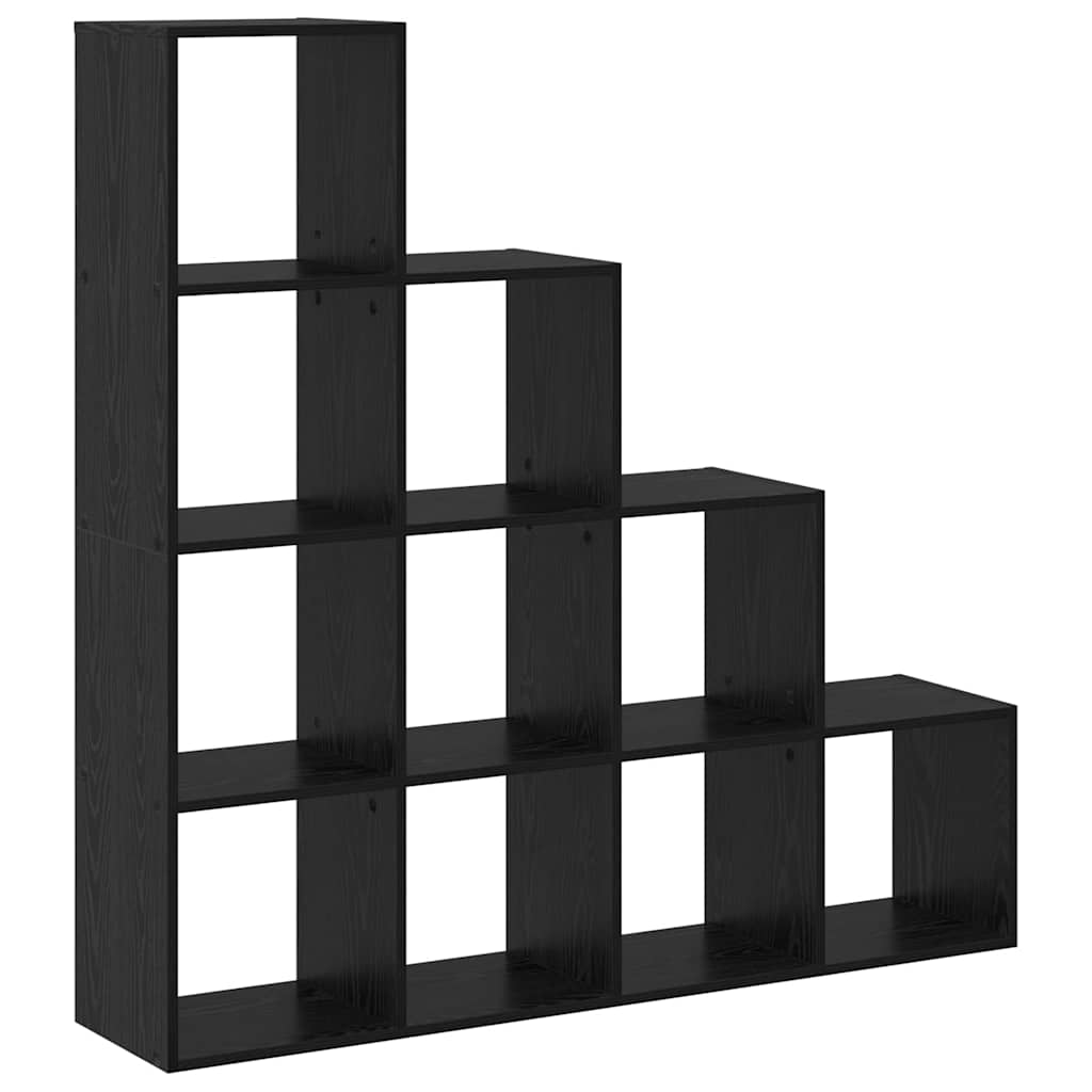 Cloison Bibliothèque Chêne Noir 131.5 X 29 X 131.5 Cm Vidaxl
