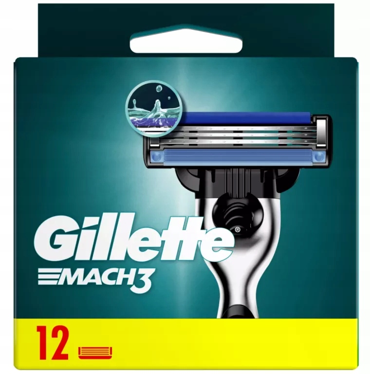 Gillette Mach3 Rasierklingen Für Männer, 12 Ersatzklingen, Mit Gleitstreifen & Hautirritationsreduzierender Beschichtung - Bild 4