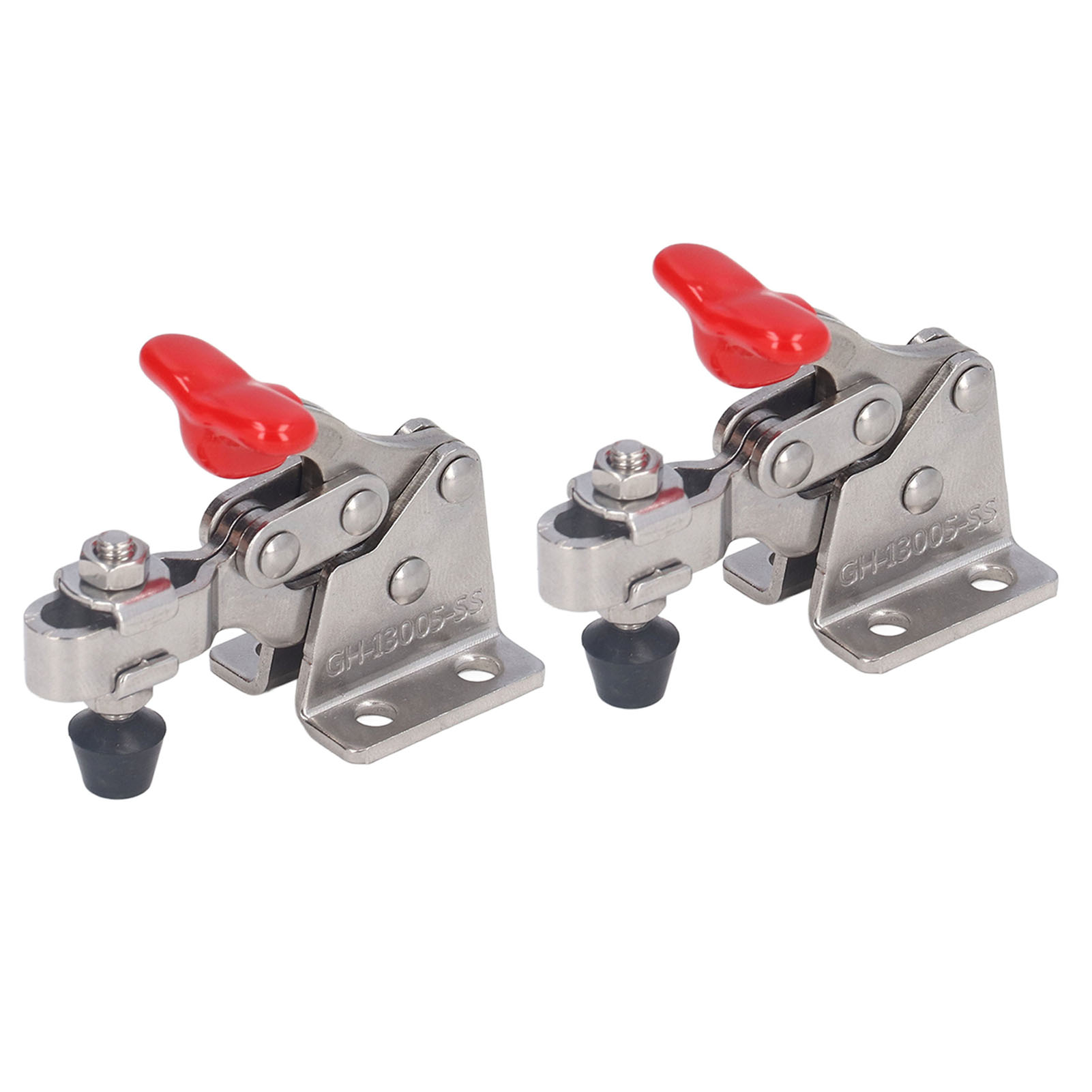 Pince à genouillère verticale à dégagement rapide, acier inoxydable 304, maintien 68 kg