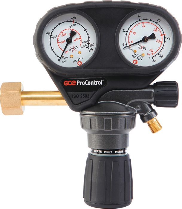 GCE ProControl® Druckminderer Argon CO2 - 200bar - 30l min - Manometer - Image 5