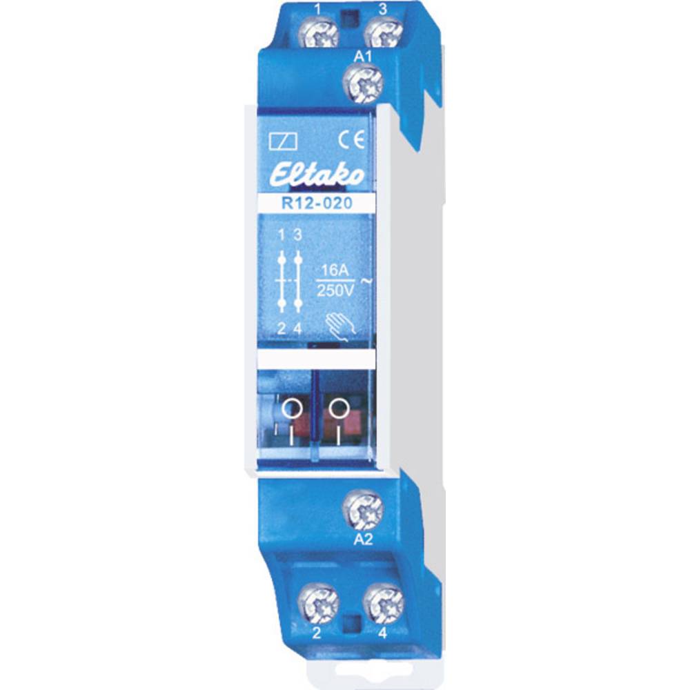 Eltako 22020030 Relay 230V 16A 2 Breakers 2 NC Contacts Manual Act...
