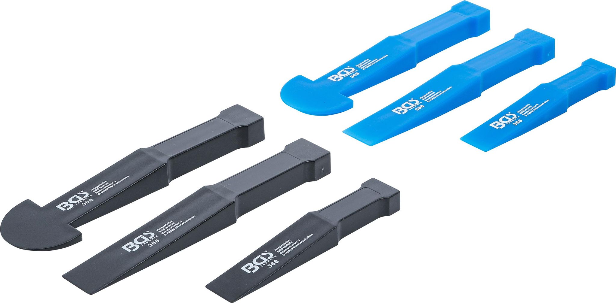 Bgs Blau/Schwarz Meissel, Kunststoff-Meissel-Satz 6-Tlg. - Image 4