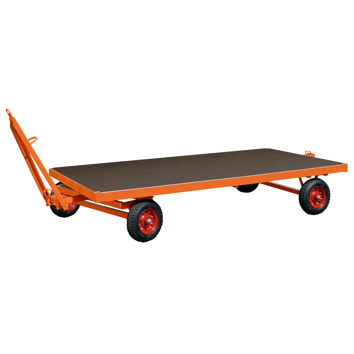 Variofit Industrieanhänger Mit 1-Achs Drehschemellenkung Und Vollgummibereifung 3000X1500x510mm 4035694002920