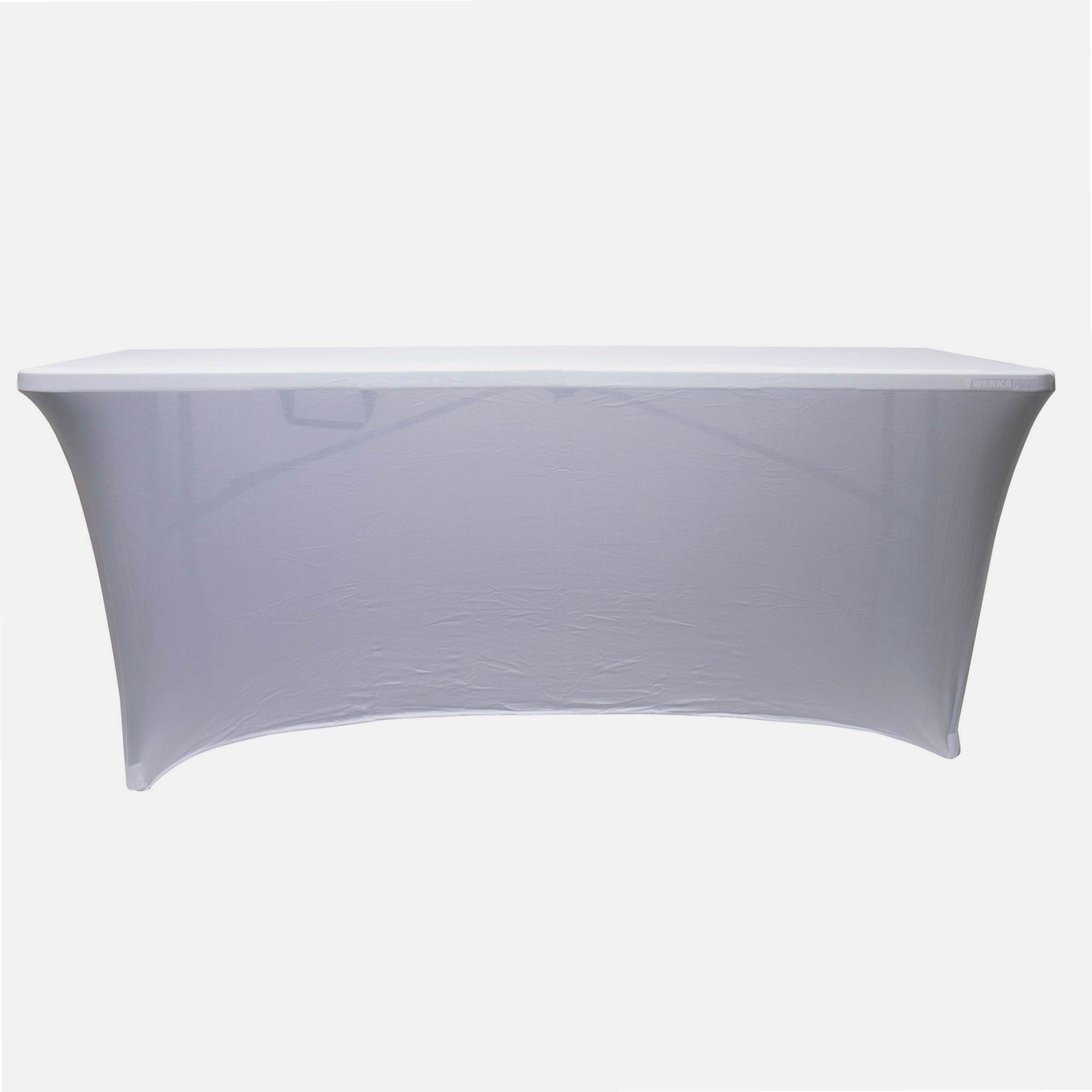 Housse Nappe Pour Table Pliante 180cm Werka Pro Blanche