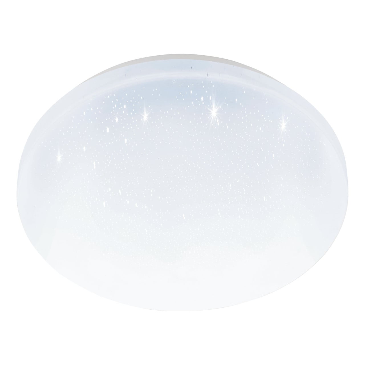 Eglo Led Deckenleuchte Pogliola-e Weiß Ø 26 Cm Mit Kristalleffekt Deckenlampen
