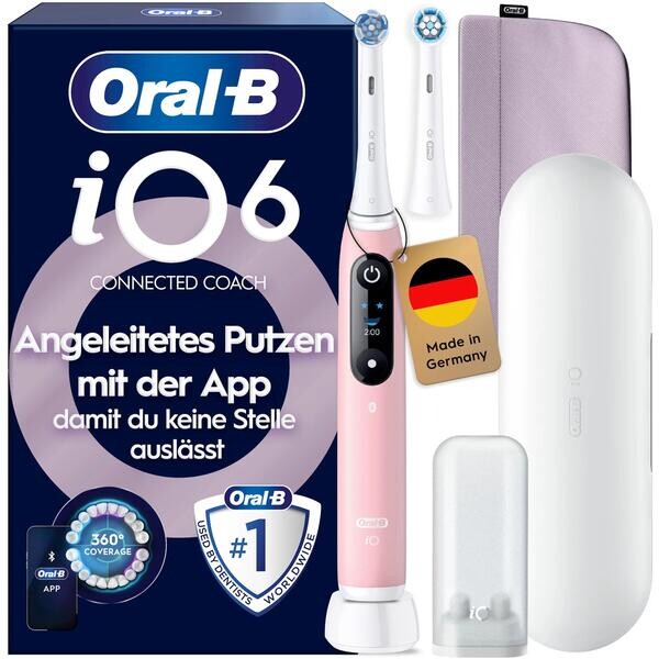 Oral-B Io Series 6, Pink Sand Luxe Edition Elektrische Zahnbürste