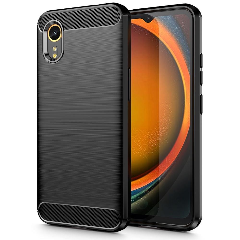 Mobiili tagakaas Tech-Protect Xcover7 TPUCarbon, muss - Bild 2