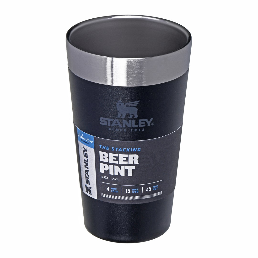 Stanley Schwarz Adventure Thermobierkrug – 0,47 L