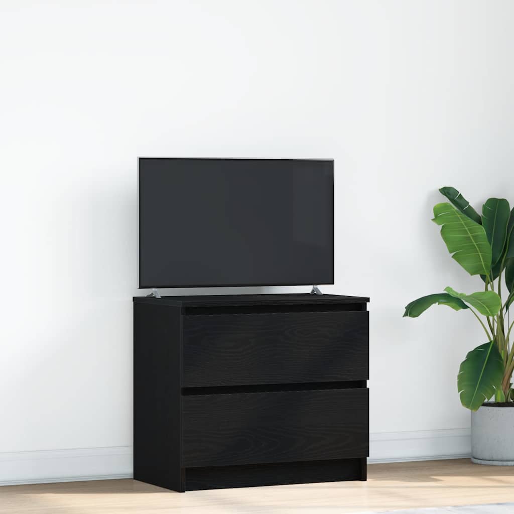 Meuble Tv Noir 60x35x54 Cm Bois D'Ingénierie Vidaxl