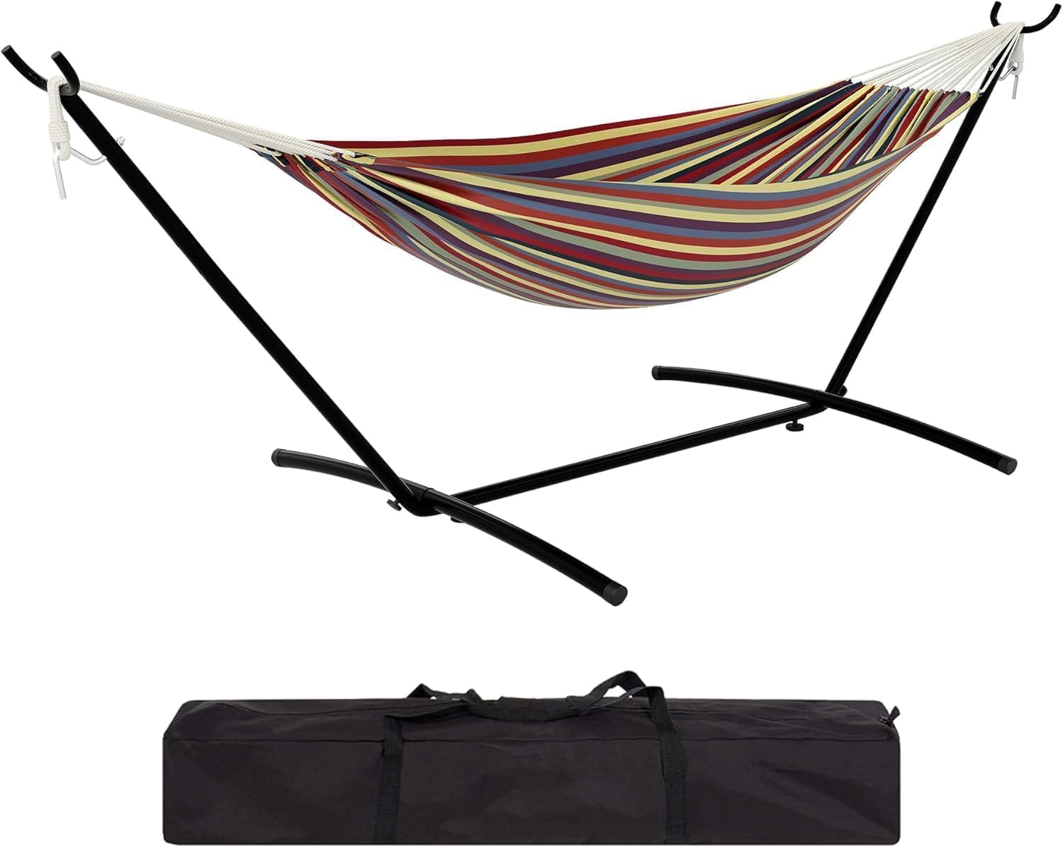 Amazon Basics Hamac en tissu avec support