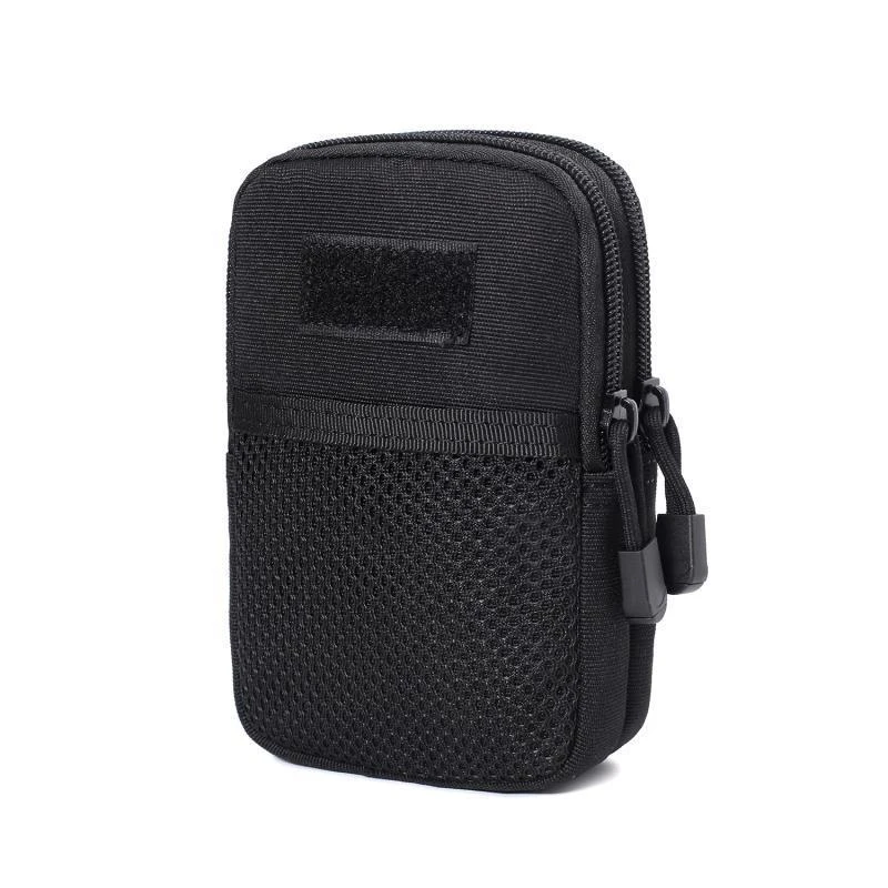 Sac à outils portable en nylon haute densité, imperméable et anti-déchirures, noir