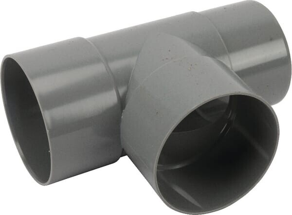 Kramp T-stück Pvc 80 Mm Grau Universal Hwa380801g