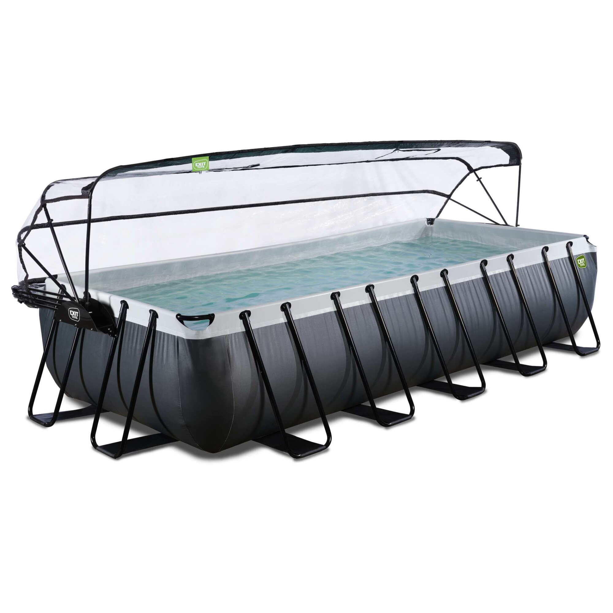 EXIT Toys Pool »Black Leather Pools«, Breite: 320 cm, 12600 l, schwarz - Image 4
