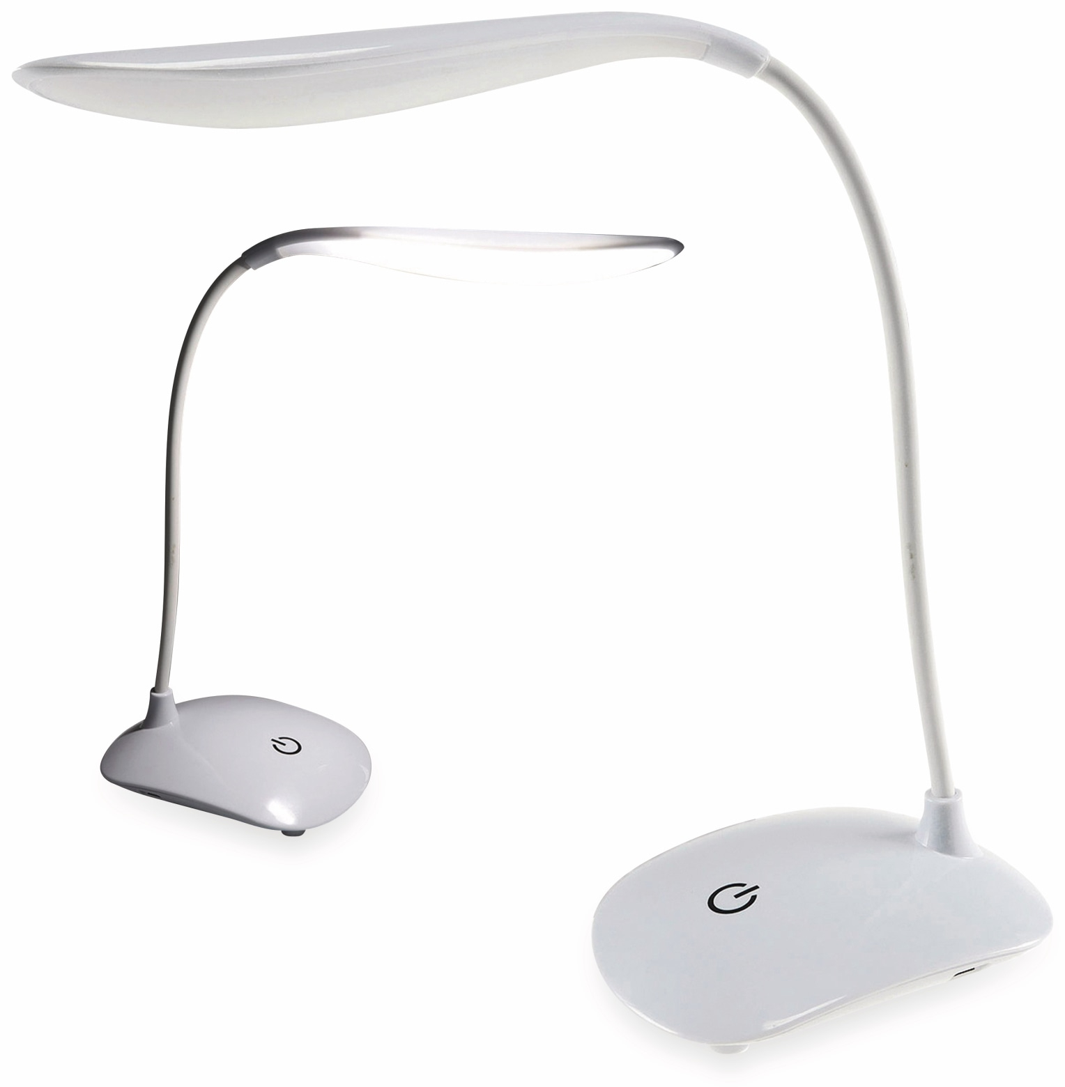 Chilitec Weiss Led-Schreibtischleuchte 23107, Mit Touch-Schalter, 6000K, Weiß - Bild 2