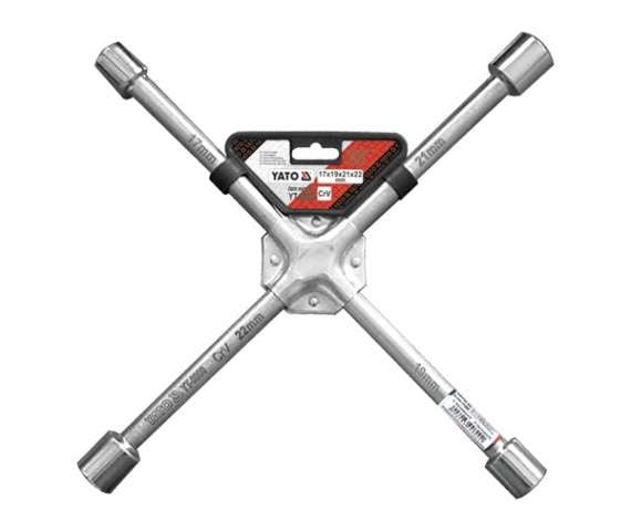 Yato Kreuzradschlüssel Verstärkt 17X19x21x22 Mm
