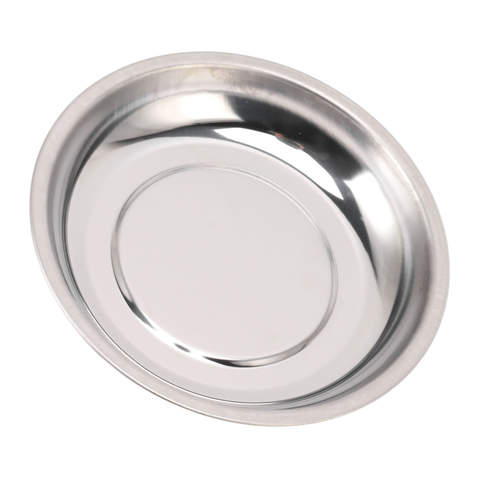 Plateau magnétique rond en acier inoxydable, 15 cm, maintien des vis, écrous et boulons